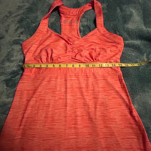 Outdoor Lifestyle Sleeveless Coral Sporty Summer Athletic Dress Size M - Picture 3 of 6